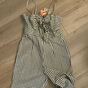Gingham jumpsuit